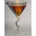 Curving Stemmed Martini Glass Cocktail Glass Wine Glasses 